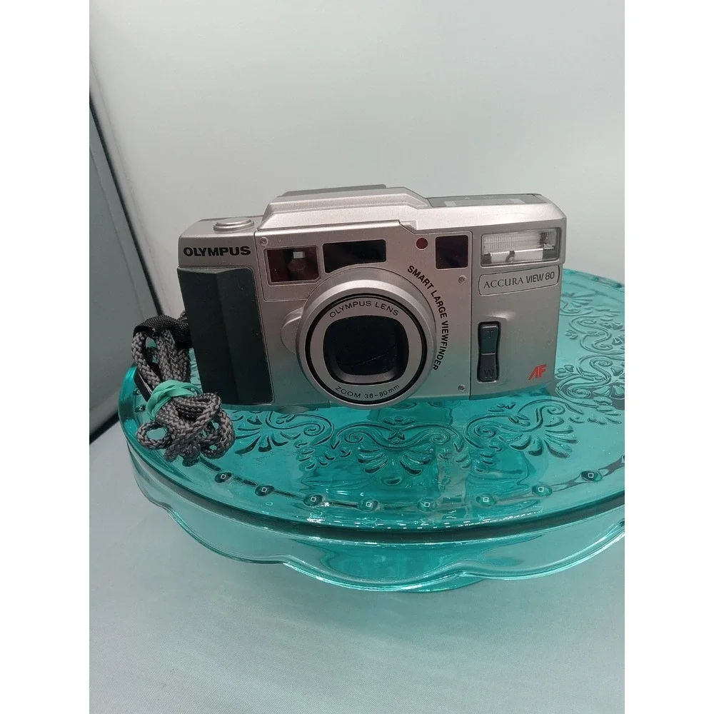 Olympus Accura View 80 QD 35mm Film Camera Point & Shoot Tested Works Read